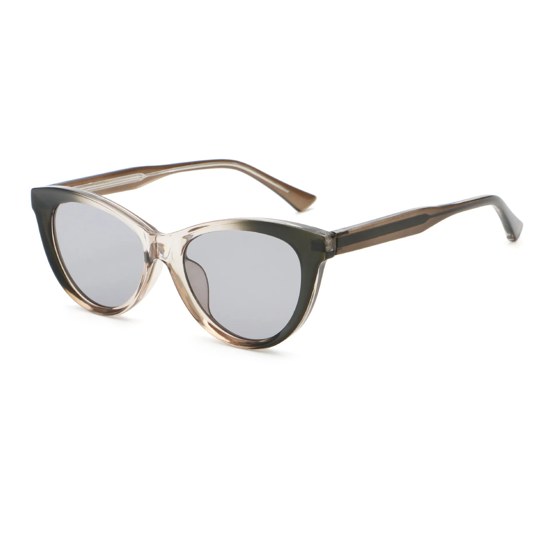 2025 New Fashion Cat Eye Sunglasses Trend Sunglasses Plate Outdoor Sunscreen Sunshade Custom Logo