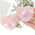 Natural Energy Healings Crystal Stone Carving Large Size Rose Quartz Heart  Home Ornaments
