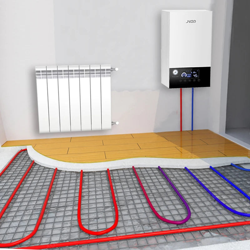 Central Heating System Household Electric Wall Hung Boilers for Radiators Radiant Floor Heating