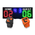 GANXIN Professional Portable Indoor Tennis Club LED Digital Scoreboard Tournament Padel Court Score Keeper Board Wrist Watch