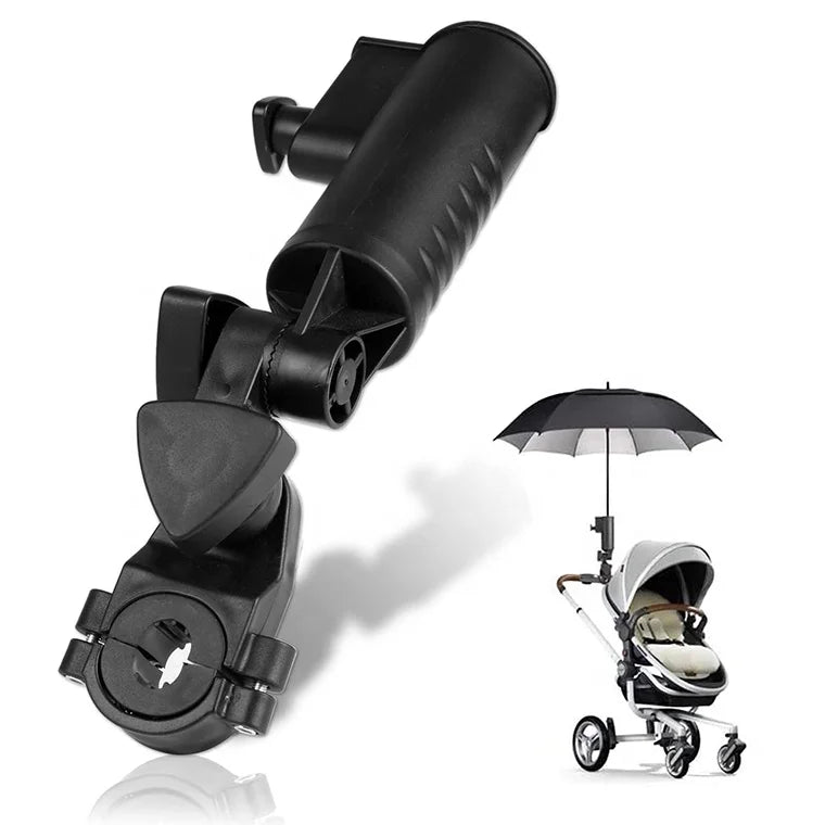 Adjustable Deluxe Golf Umbrella Holder Stand Push Cart Compatible Deluxe Umbrella Holder for Golf Trolley