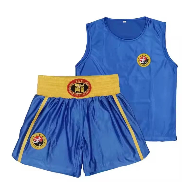Professional Sanda Uniform Comfortable Kung Fu Martial Arts Training Suit for Adults MegaBDM