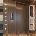 American Approve WH Certified Inner Soundproof Hotel Room Wooden Fire Rated Flat Door 45 Minute Fire Rated Door