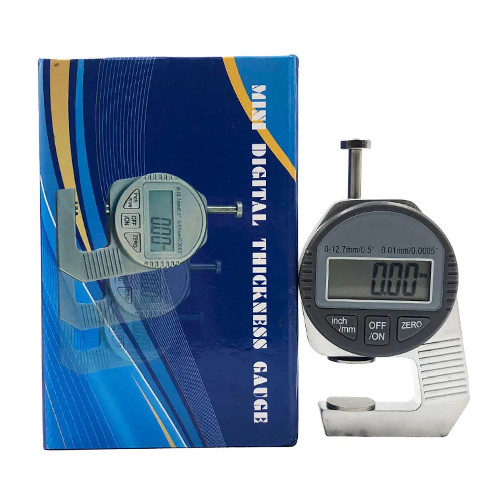 Jewelry Paper Cloth Metal Digital Thickness Measuring Gauge 0-12.7mm 0.01mm Thickness Electronic Mini Digital Thickness Gauge