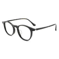 Customize Logo Anti-bule Light  Acetate Glasses and Titanium Metal Frame