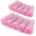 Makeup Brushes Disposable Crystal Eyebrow Brush Diamond Handle Mascara Wand Applicator Eye Lashes Eyelash Extension Tools