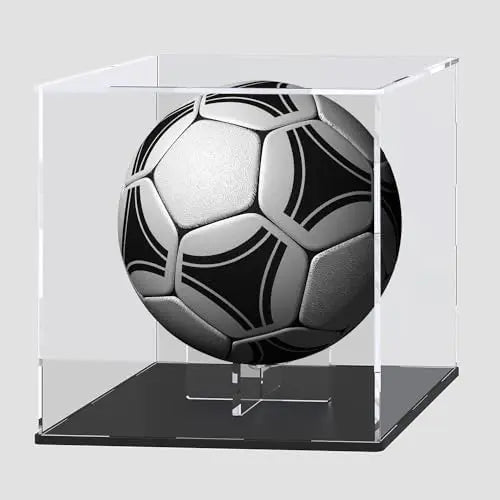 Dust Proof Acrylic Showcase Acrylic Display Case Football Display Case for Sport Souvenirs