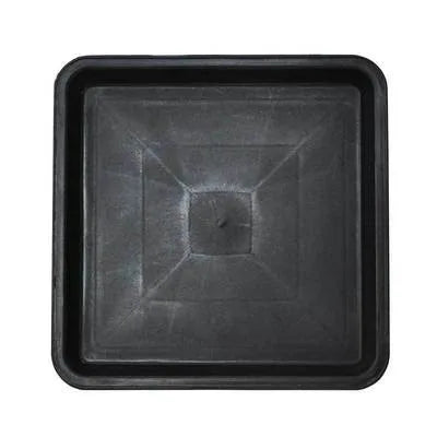Wholesale Black Plastic Square Flowerpot Tray-Portable Reusable Garden & Home Plant Pots
