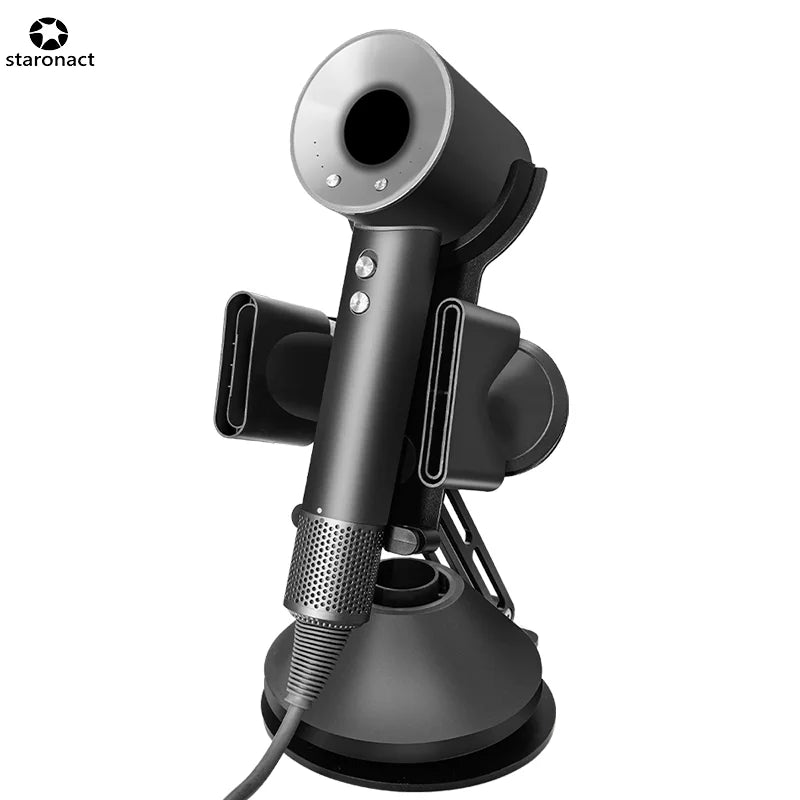 Magnetic Metal Hair Dryer Bracket Holder with Wind Nozzle Storage Organizer Rack Novelty Gift for Dyson Supersonic Blow Dryer