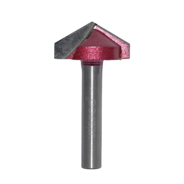6*22*120Degree V Shape Carbide End Mill Slot Cutter CNC Router Bits Wood Engraving Tools for 3D Carving Machine