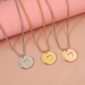Women's Stainless Steel PVD Gold Plated Box Chain Pendant Necklace Fashionable Valentines Day Gift Diamond Charms Love Heart