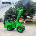 High Quality Skid Steer Electric Mini Loader 650kg Lithium Battery Electric Wheel Loader for Sale