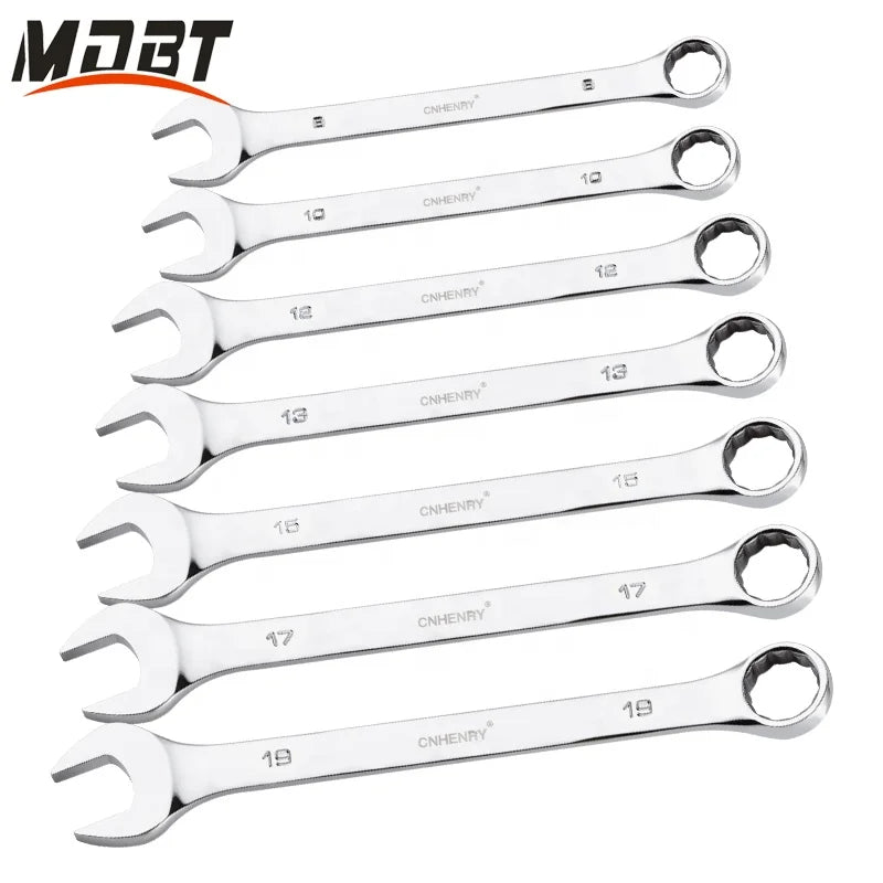 Easy Maintenance Various Sizes Ratchet Spanner Combination Wrench Set