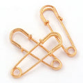 Gold Small Safety PinBrooch Safety Pinssewing Craft Accessories Safety Pin for Clothing/labels-30*10 mm