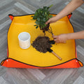 P94 Portable Potting Soil Foldable Succulent Potting Mat Soil Change Mat Table Top Indoor Plant Soil Potting Table Mat