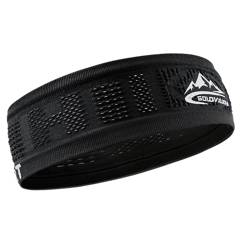 GOLOVEJOY XMZ249 Thin Adjustable Athletic Headband Cotton/Nylon Women/Men Fitness Elastic Sport Hair Band