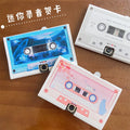 Creative Personality Blank Recording Greeting Card Sound Custom Voice Thank You Cards Voice Recorder for Birthdays Christmas