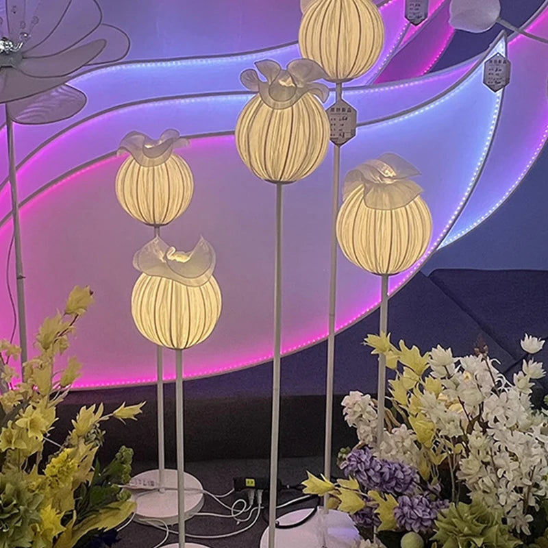 I856 Beauty Road Lighting Iron Cloth Props Lamp Wedding Hotel Stage Venue Decoration Props