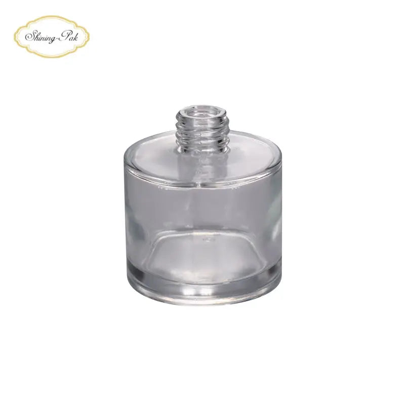 High Quality 50ml Round Glass Pipette Bottle Cylinder Shape for Skin Care Serum High Visibility Oil Dropper Bottle