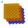 Kids Outdoor Sports Interlocking Playground Flooring 15mm Suspended Tiles for Basketball Certified FIBA Made of PP Plastic