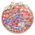 JC Crystal Wholesale 10mm Transparent Beads Loose Beads DIY Bracelet Necklace Double Color Glass Beads