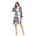 Nightgown Ice Silk Light Luxury Women's Pajamas Cross-border Silk Long Sleeve Nightgown Bathrobe Home Wear New Trendy Pajamas
