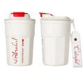 For Kaffe Tasse Cafe Custom Logo Leakproof 350ml Double Walled Food Grade 18/8 Stainless Steel Eco-Friendly Insulated Vacuum