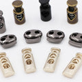 Factory Wholesale Metal Cord Lock Stopper Custom Fashion Adjustable Elastic Cord Lock for Swimwear Lace Adjuster Sportswear