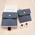 Custom Suede Microfiber Jewelry Pouch Packaging Bags Jewelry Button Pouch