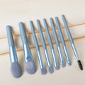 8pcs Synthetic Foundation Kabuki Blending Makeup Brushes Set Soft Fluffy Cosmetics Convenient Handle Beauty Tools Face