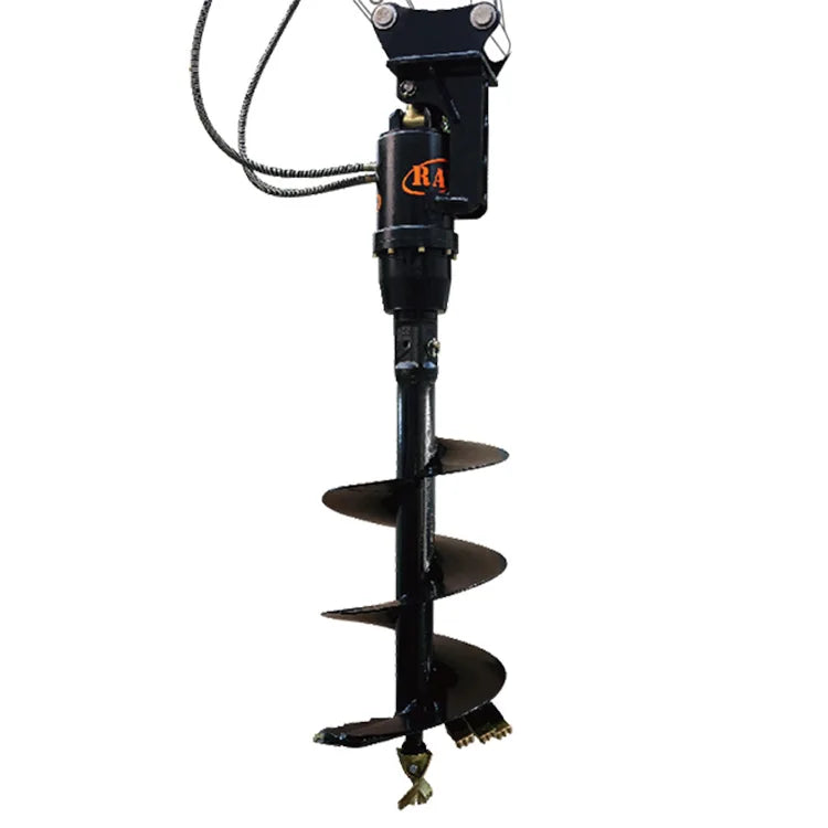 Hydraulic Well Auger Attachment for Mini Excavator Post Hole Drill Earth Auger Tools on Sale