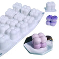 Silicone Moule Silicone Bougie 3d Cube Bubble Mold Mousse Mould Pastry Baking Pan for Chocolate Candy Cupcake Soap Candle