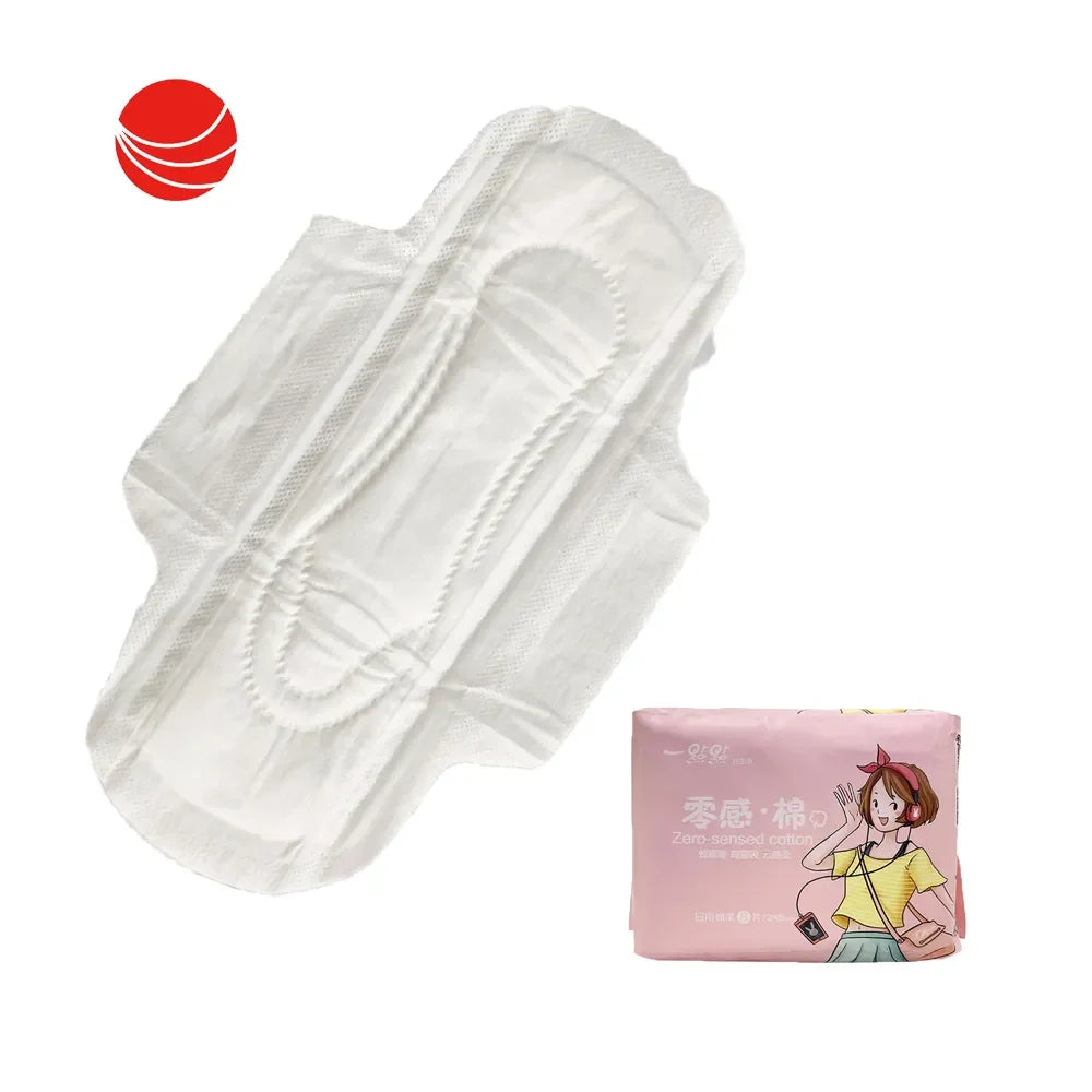 Popular Factory Price Breathable Super Absorbency Bamboo Charcoal Organic Sanitary Pads Manufacturers in China