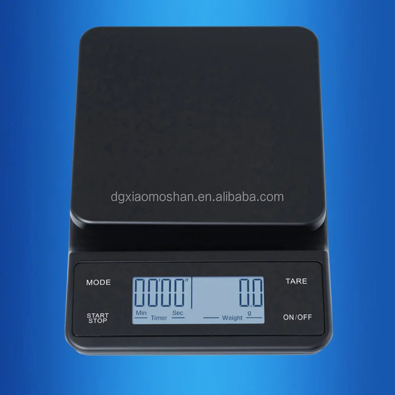 New 3000g/0.1g MS-R09 Touch Screen Coffee Scale with Charging Power and Timer Function Battery Operated Kitchen Scale