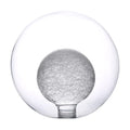 Customized Decorative Double Layer Clear G9 Borosilicate Glass Ball Globe Lamp Shade with Internal Glass Silk
