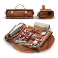 Customized 16A Canvas Travel Bartender Mixology Bag Professional Portable Set Roll Bag with Tool OEM Support