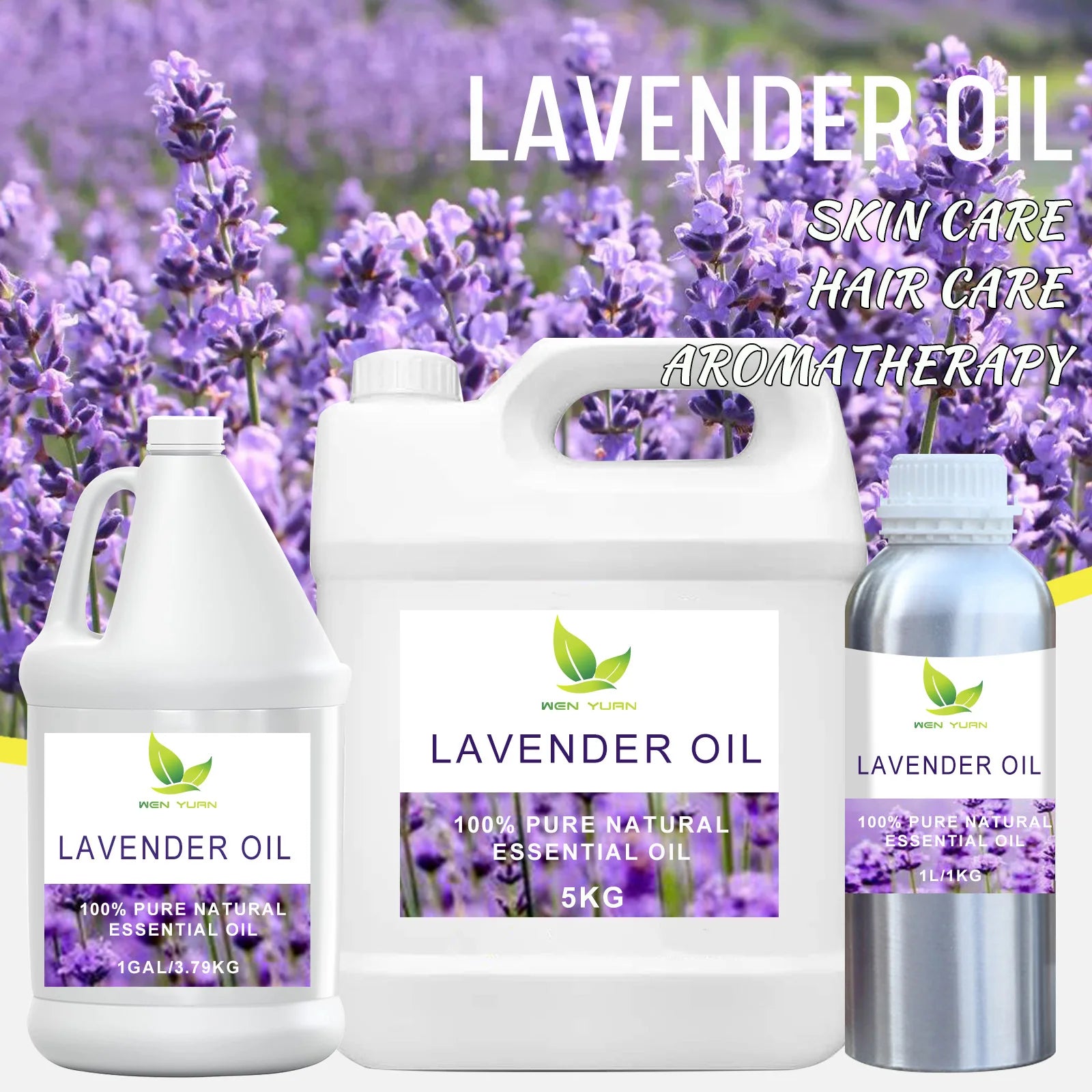 Wholesale Bulk 100% Pure Lavender Essential Oil for Skin Hair Care Organic Lavender Essential Oil for Beauty Sleep Body Relax