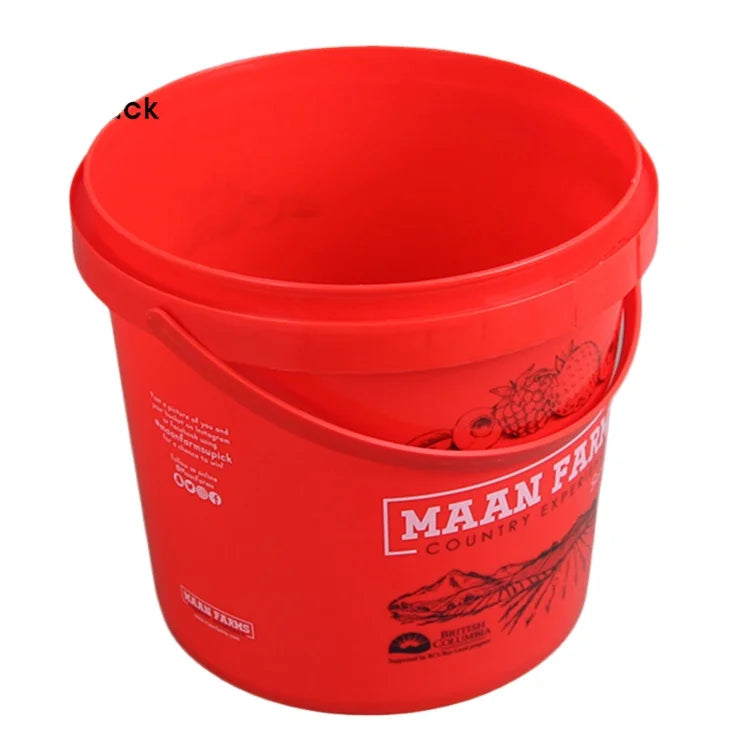 Factory Direct Sales 4L Round Buckets Water Storage Paint sealed Plastic Bucket with Lid