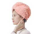 CM Wholesale Coral Velvet Dry Hair Cap Women's Thickened Hair Dryer Tool Super Absorbent Skin Cloud for Hair Towels