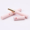 HUIHO Factory Wholesale Luxury Aluminum Magnetic Premium Metallic Makeup Packaging Container Empty Pink  Lipstick Case and Tube