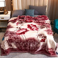 Xinlan Wholesale Throw Blanket Home Decor Custom Winter Warming Knitted Bed Blanket
