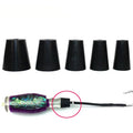Lures Hook Rubber Lock Stops Black Available in 5 Sizes
