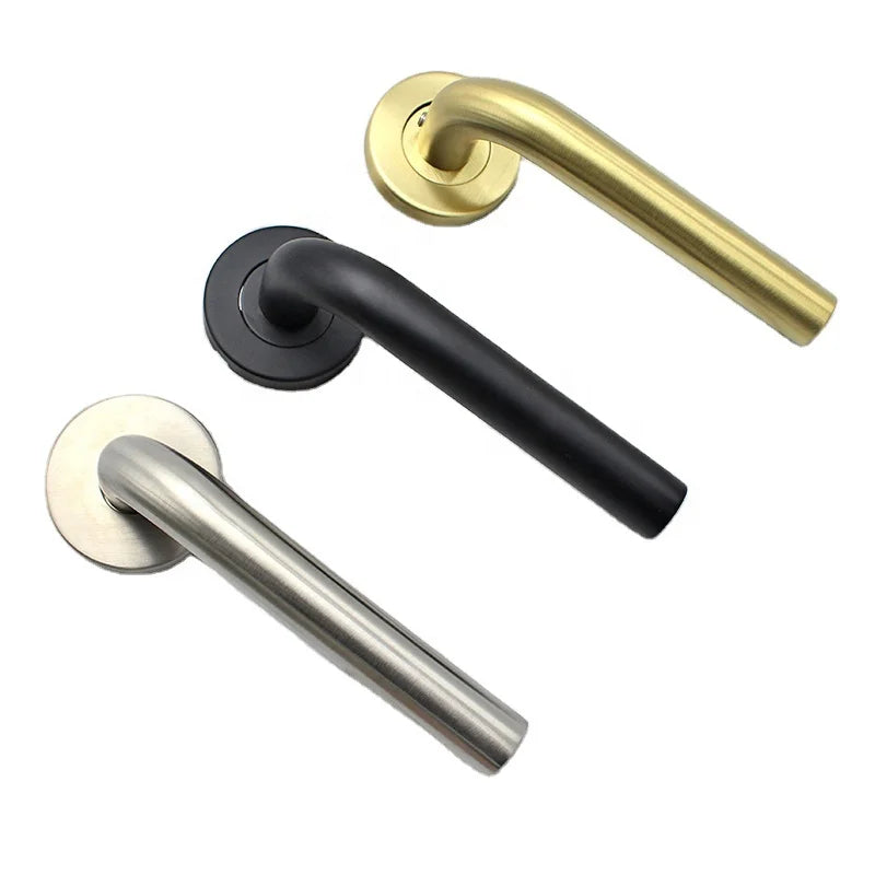 Manufacturer Supply All Kinds of Entrance Door Handle Fire Rate Stainless Steel Door Handle Interior Door Handle