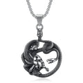 Wholesale Stainless Steel Animal Jewelry Ancient Greek Myth Snake Maiden Snake Women Pendant Necklace
