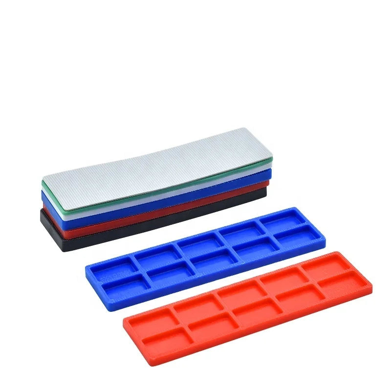 Elehk Assorted Pack Window Packers 28mm X 100mm Shim Flat Glazing Packer Spacers Plastic Packers Flat Plastic Shims