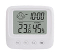Digital Thermometer and Hygrometer Multifunctional Thermometer and Hygrometer Time Date Electronic Thermometer Hygrometer