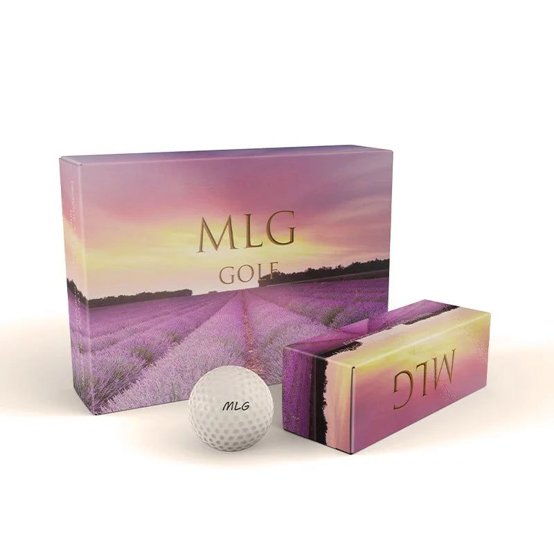 Custom Color Golf Balls with Packaging 2/3/4 Piece Layer Tournament Urethane Cover USGA Conforming Dimple 332 Hardness 80-90