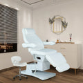 Beauty Salon Furniture 4 Motors Reclining Rotation Treatment Table Electric Extension Massage Facial Bed Lash Cosmetic Chair