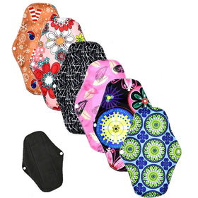 Wholesale ultra Soft Cheap Washable Menstrual Pads Ladies Reusable Natural Sanitary Cloth Pads Feminine Hygiene Women Supplier