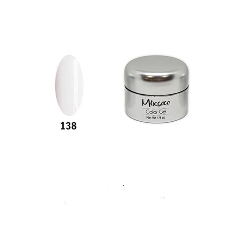 2025 New Mixcoco Professional Factory Nail Esmaltes Unas Gel Painting Gel Soak Off by Jar 100% Shinny UV Nail Glue Gel Polish